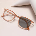 Colorful Women Men Transparent Frame Photochromic Photogrey Lenses Anti Blue Light Computer Optical Eyeglasses