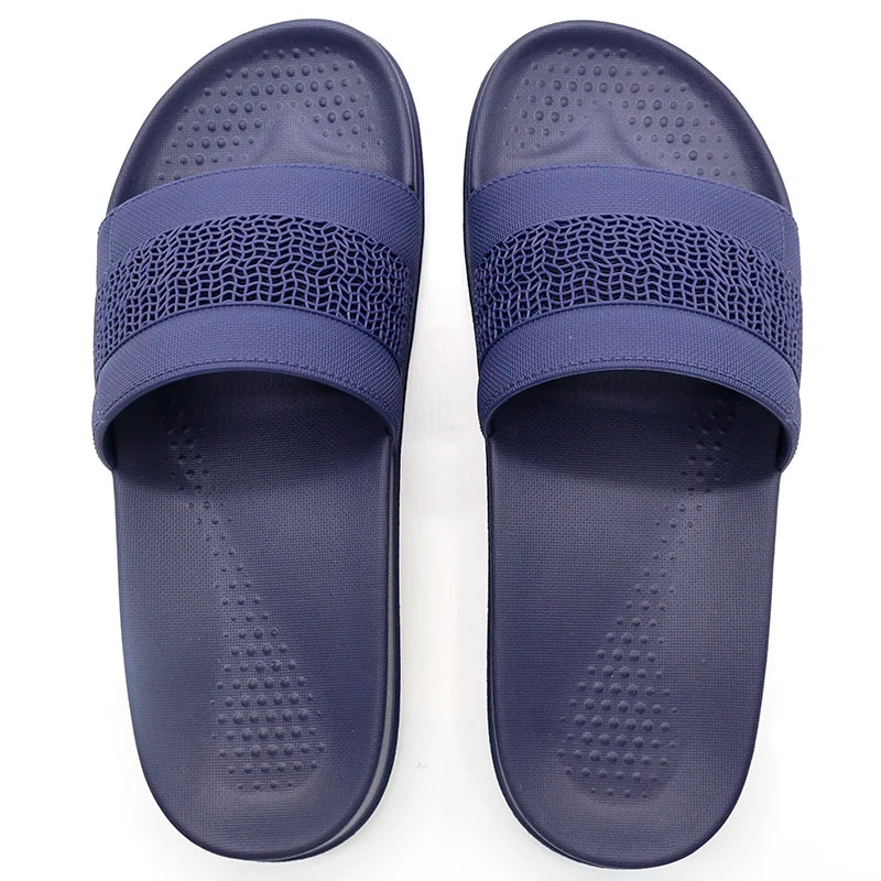 Unisex Custom EVA PVC Upper Slide Sandal Anti-Slip Indoor Outdoor Slipper with Cushioning Light Weight-for Summer