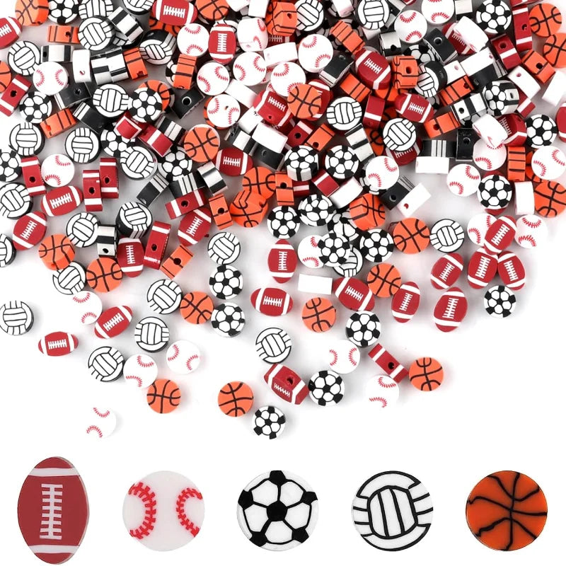 Wholesale 10mm Ball Shaped Ceramic Clay Porcelain Mixed Color DIY Jewelry Making Loose Beads for Bracelets Necklaces Accessories