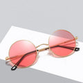2025 New Arrival Round Metal Frame Colorful Lens Polarized Sun Glasses Classic Retro Party Shades Custom logo Cheap Sunglasses