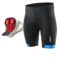 Men's Comfortable Cycling Shorts with 5D Padded Sponge Gel Breathable Mesh Bicycle Short Pants Seamless Underpants