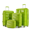 RESENA RP1908 Classic PP Travel Trolley Luggage Set with 4 Spinner Wheels Waterproof Polyester Lining