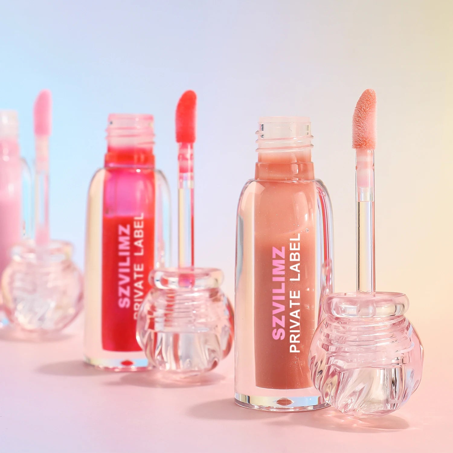 Private Label Candy Tube Lip Gloss Makeup Wholesale Vegan and Cruelty Free  Long Lasting Lipgloss Factory Price