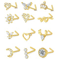 Gaby New Sale Small Nose Ring Box Rings Stainless Steel Nose Ring Bulk for Women Nose Piercing Wholesale Body Jewelry