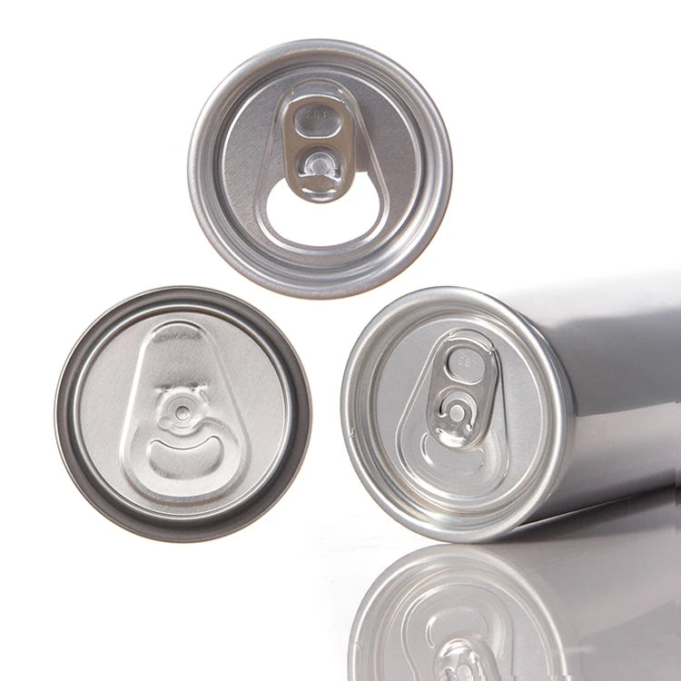 202 52.4mm Aluminum Lid Soda Beverage Drink Beer Lid Juice Seal Tin Can Ring Pull Easy Open Lid