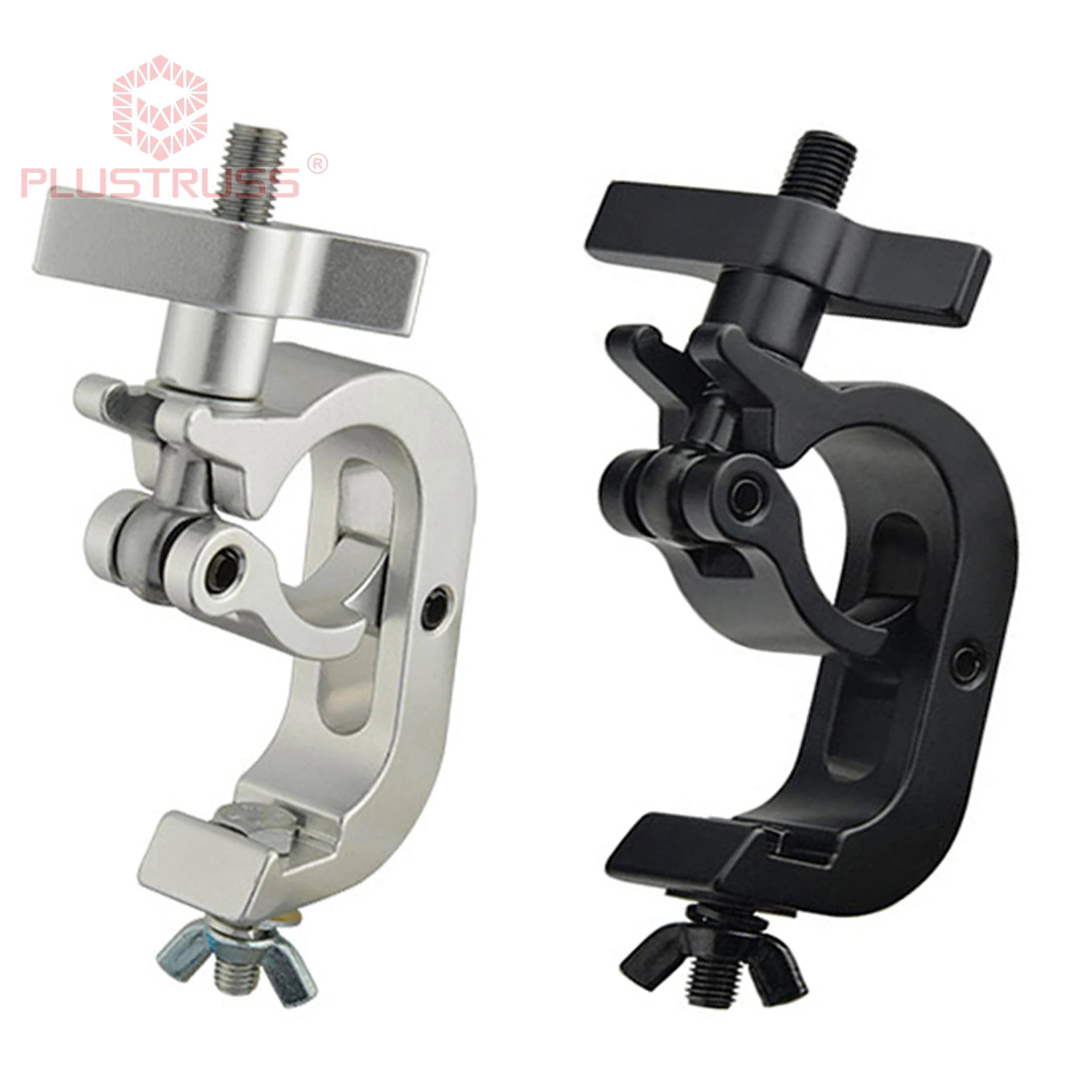 Tube 48-51mm Load 250kg Pipe Clamp Truss Hook Aluminum Stage Lighting Truss Clamp Hook Trigger Clamp G5008