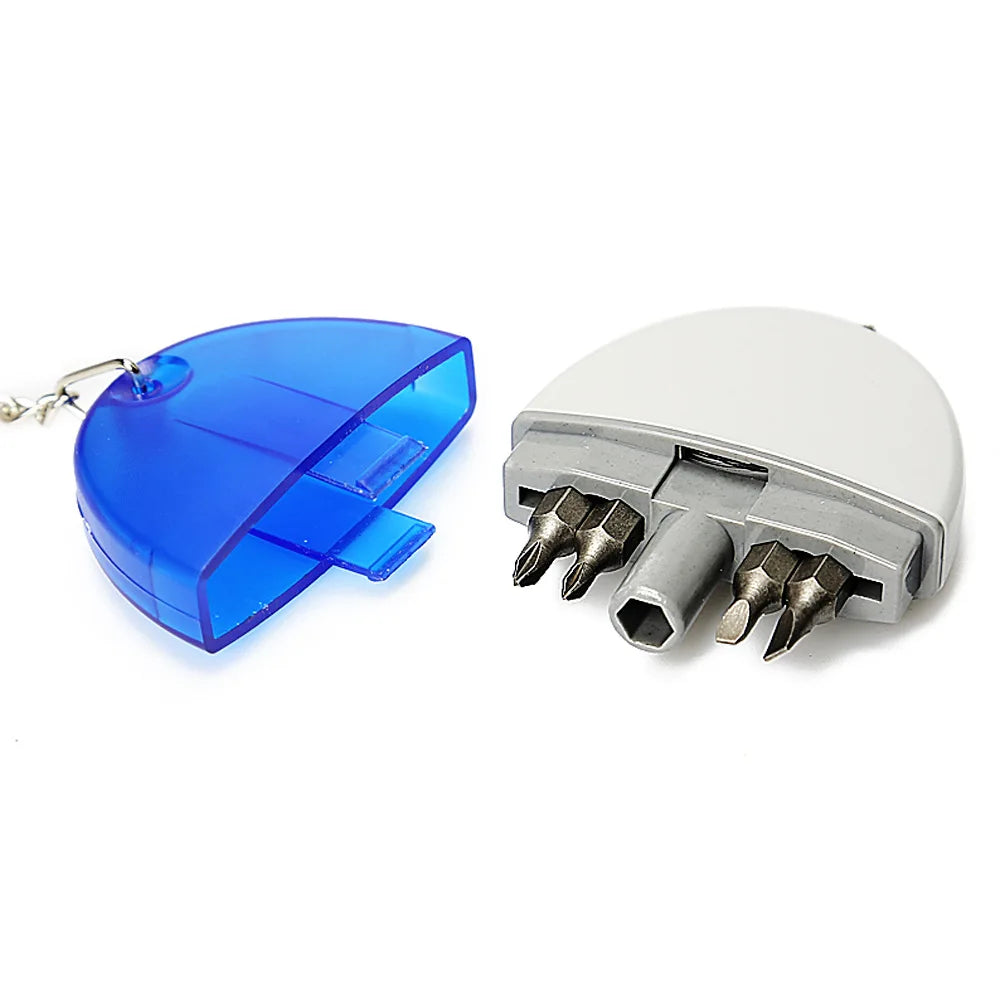 Unionpromo Custom Screwdriver Set with Tape Measure for Home Use Mini Screwdriver Tool Set Keychain