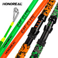 Customizable Catfish Surf Casting Rods Fast Action for River Fishing Cork EVA Handle Fluorescent Tips Easy Travel Glass Material