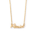 Personalized Logo ID Name Jewelry Necklace Custom Sterling Silver Name Necklace