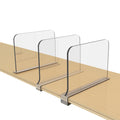 Wholesale Custom Acrylic Shelf Dividers Plastic Acrylic Closet Pharmacy Shelf Divider