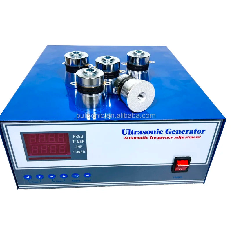 Digital Ultrasonic Cleaner with Stainless Steel Spherical Tank 40kHz Variable Frequency Ultrasonic Generator