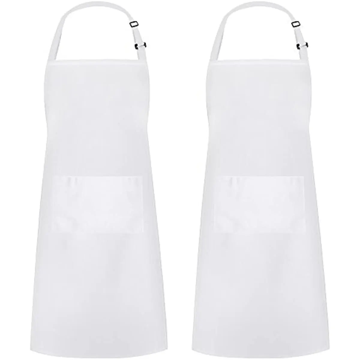 White Apron Custom Embroidery Printing Milk Tea Coffee Flower Shop Baking Nail Hot Pot Shop Work Clothes Adjusting Buckle Apron