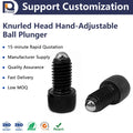 Carbon Steel Fasteners with Inner Hexagon Thread Slingshot Ball Plunger and Ball Wheels Thread Inserts for Various Applications