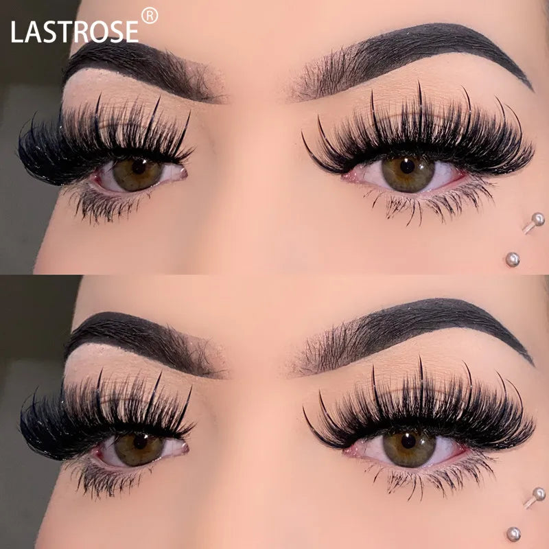 Private logo Eyelashes Natural Look Wispy Mink Fluffy Lashes Eyelash Extensions Spiky Wispy Lashes Wispy Lashes Strip