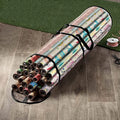Custom Design PVC Cylinder Heavy Duty Christmas Dustproof  Wrapping Paper Holder Xmas Gift Wrap Organizer Zipper Storage Bags