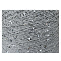 Colorful 100% Cotton Sequins Yarn 3MM/2MM for Creative Knitting Projects All in Stock with Fancy Sequins for Hand Knitting