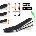 Premium Height Increase Insoles 2cm to 4cm Heel Lifts for Shoes With Breathable Memory Foam Shoe Lifts for Men Woman HA00630 MegaBDM