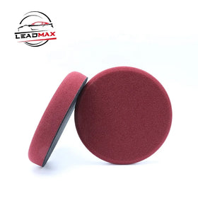 LEADMAX 5/6 Inch Self-Adhesive Foam Polish Pad Rough Polishing Car Sponge for Dual Action Polisher 150mm Microfiber Buffing Pad
