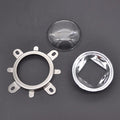 44mm LED Lens 30 60 120 Degree Lens Optical With 50mm Reflector Collimator Fixed Bracket for 20W 30W 50W 100W COB Chip DIY