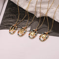 Non-Tarnishing S925 Sterling Silver Initial Necklace Colorful Zircon Inlaid 26 Capital Letter Pendant Necklace for Women