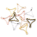 YuenZ 19x19mm Zinc Alloy Hollow Fish Tail Charms for Jewelry Making Earrings Pendants DIY Necklaces Bracelet Accessories D7141