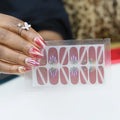 2026 Latest Fashion French Waterproof 3D Heart Nail Stickers