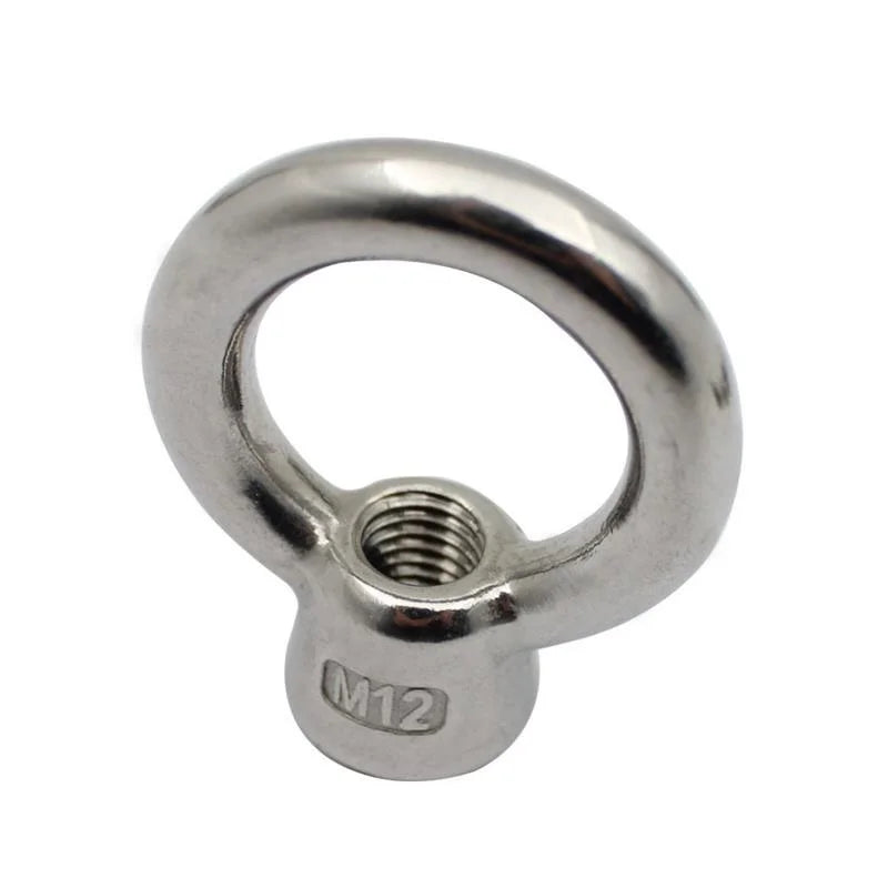 Various Specifications of Ring Nuts Stainless Steel 304 JIS 1169 Eyenut Round High Leg Hanging Nut Screw Lifting Nut