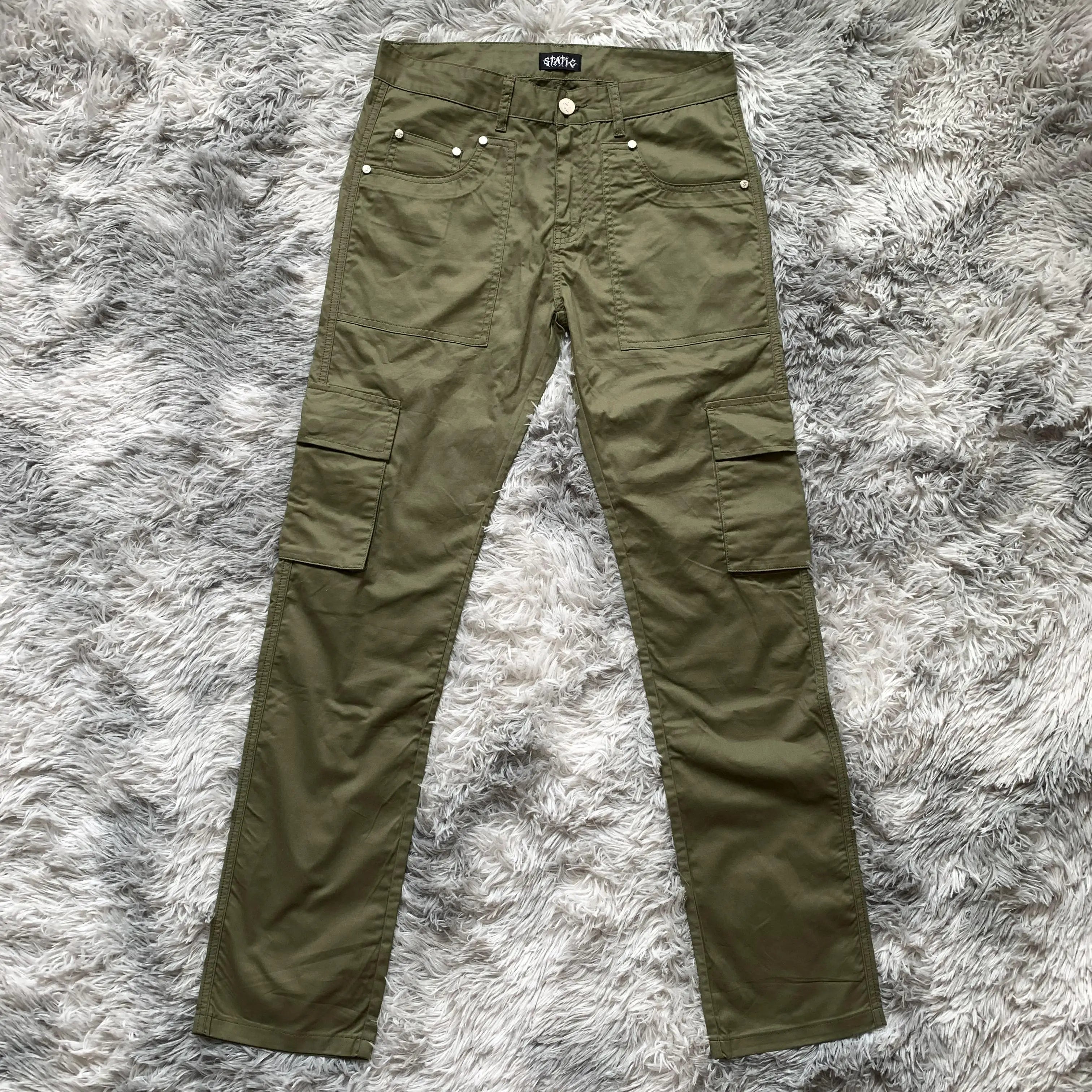 DENIMGUYS Custom Casual Multi Pocket Straight Outdoor Cargo Pants Men's Elastic Tactical Pants for Men' Pants