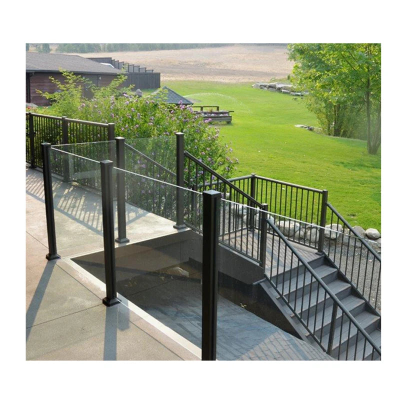 YL METAL Hot Sale Stainless Outdoor Balcony Modern Design Glass Balustrades Railing