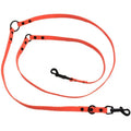 Small Multicolor PVC Dog Training Collar Leash Double Snap Hook Rivet Waterproof Soft Eco-Friendly Solid Pattern Nimble Brand 2m