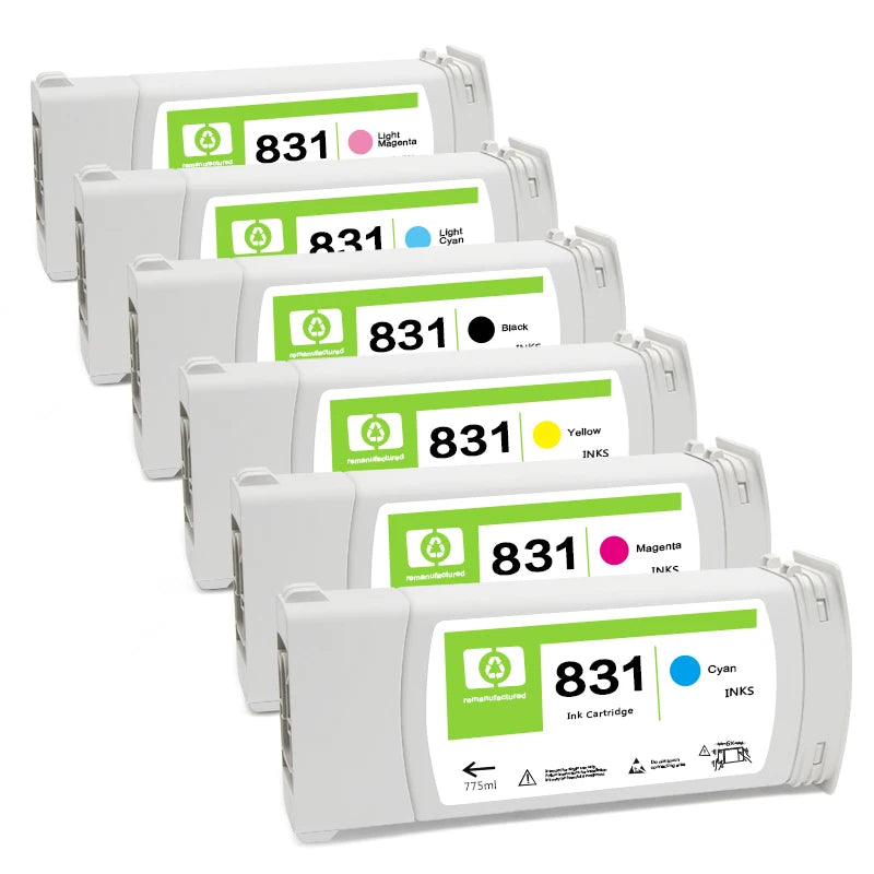 OCBESTJET Ink Cartridge 831 831C Latex 360 Cartridges for HP Latex 335 360 310 315 330 360 Printer