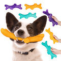 Tough Bite-Resistant Antler Branch Dog Bone Toy Natural Rubber Medium Large Dog Pet Training Interactive Chew Toys Cartoon Style