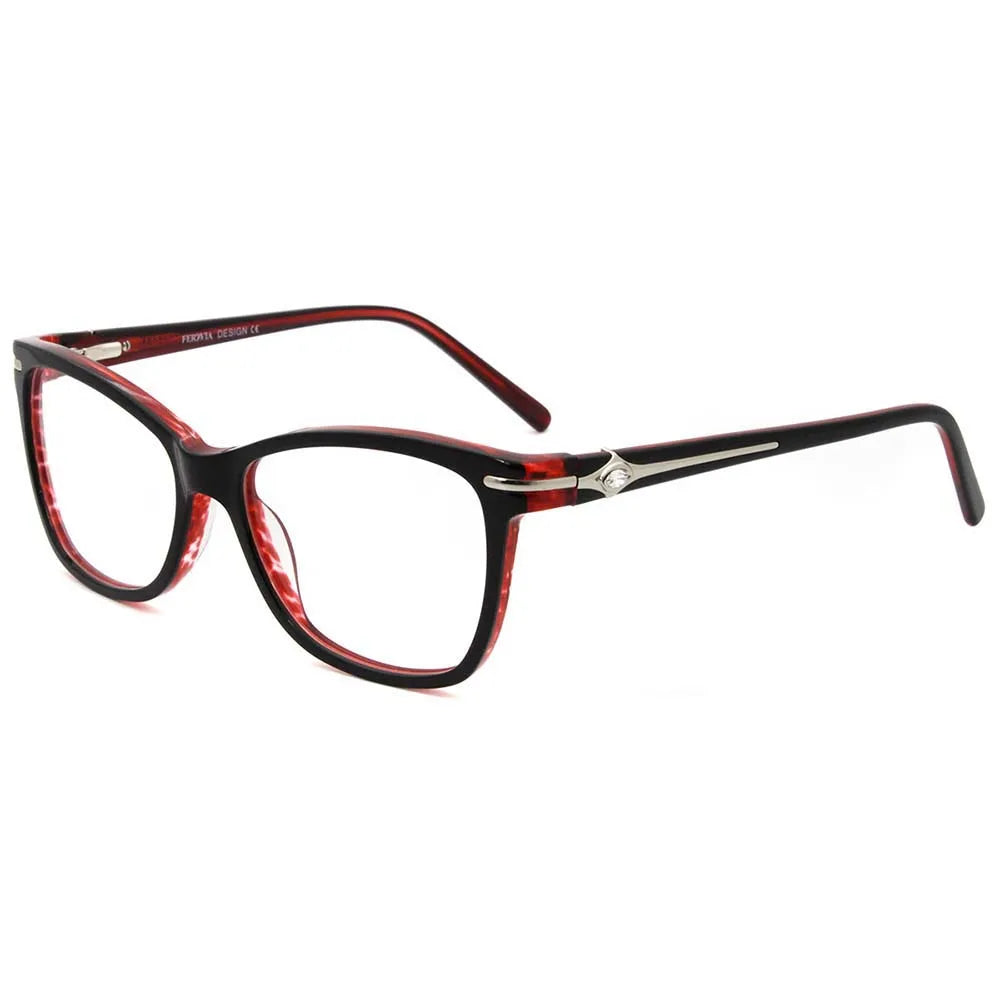 Professional in Acetate Optical Frames Manufacturers Square Mens Glasses Ladies Optical Acetate Spectacle FVG7093