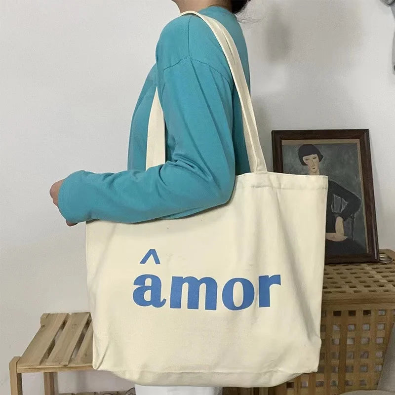 Wholesale Small MOQ Nature Large Size Eco-friendly Reusable Custom logo Print Large Capacity Tote Bag Canvas Cotton Shopping Bag