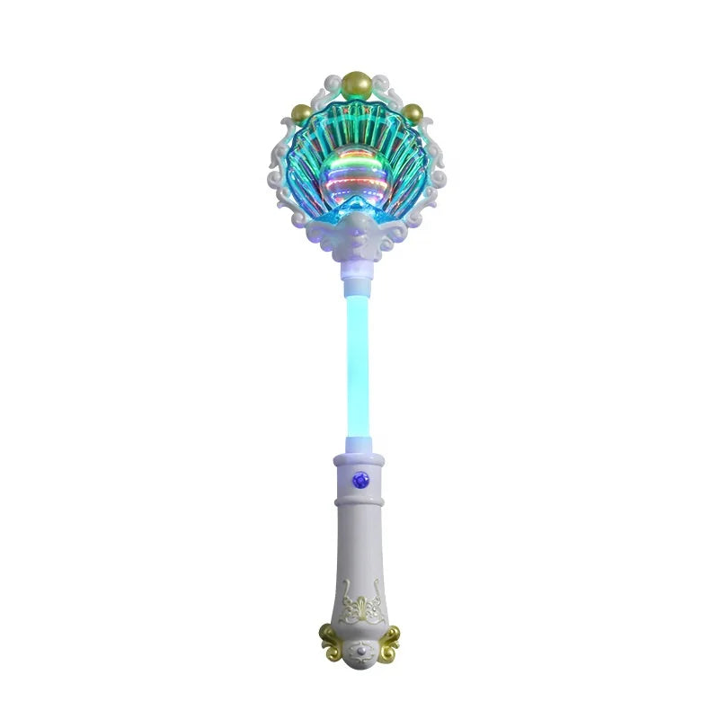 Party Wedding Concert Princess 8 Lights Fairy Magic Wand Light up Spinning Wand Toy