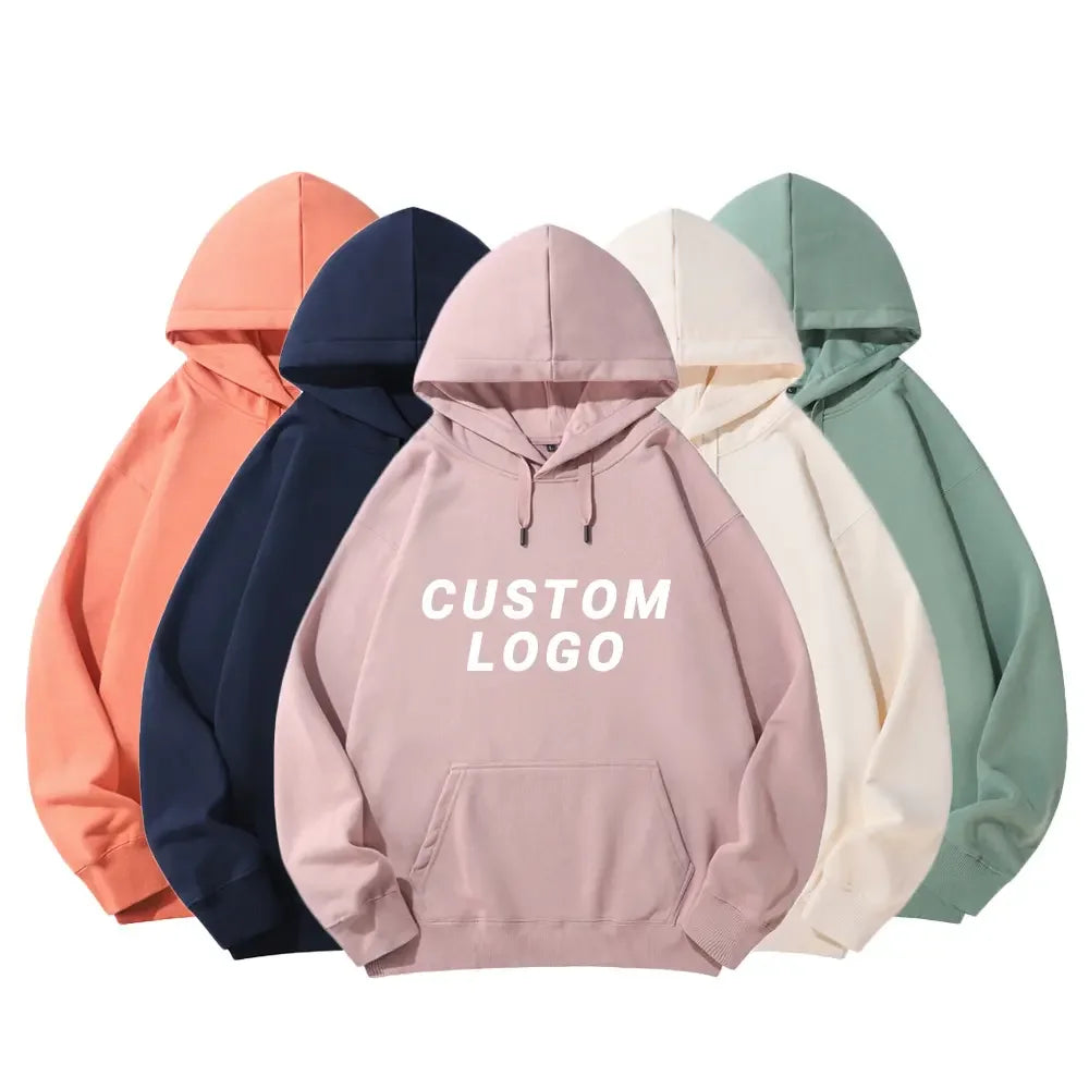 High Quality Fleece Cotton Embroidered Drop Shoulder Unisex Custom Heavyweight 430gsm Eco-Friendly Lined Autumn Oversized