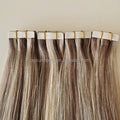 Midnight Black Remy Indian Extensions 100% High Quality Human Super Double Drawn Tape-In Seamless Invisible Tape Silky Straight