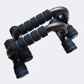 H-Shape Non-Slip PP+PVC Foam Grip Push-Up Handles Kangsong KSB-005B Black+Orange OEM Logo Available Portable Home Equipment