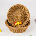 Wholesale Eco-Friendly Wicker/Polyester/Vine Polygon Rattan Basket for Kitchen Use Snack & Fruit Storage Home Table Decoration