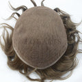 Stock Toupee 8x10 6inch Human Hair Stock Toupee Full swiss Lace Toupee for Men