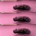 New Popular 25mm 20mm Wispy Volume D Curl  Mink Lashes Natural Looking Fluffy Strip Lashes 3D 5D Eye Lashes Eyelashes