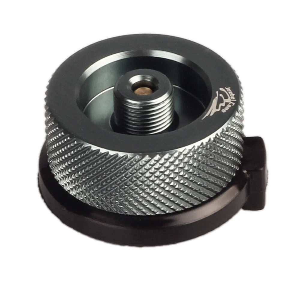 Gas Cartridge Head Conversion Adapter Nozzle Bottle Type Input Screw Type Lindal Valve Output