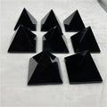 Wholesale Natural Obsidian Pyramid Healing Stones Black Obsidian Crystal Tower Meditation