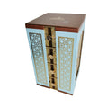Custom Four-Layer Wood Drawer Luxury Perfume & Cosmetics Gift Box with Recyclable Design Glossy Matt Lamination Printing