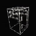 Jumping Spider Acrylic Display Cases Reptile Enclosure Cage Box Acrylic Spider Enclosure for Tarantula