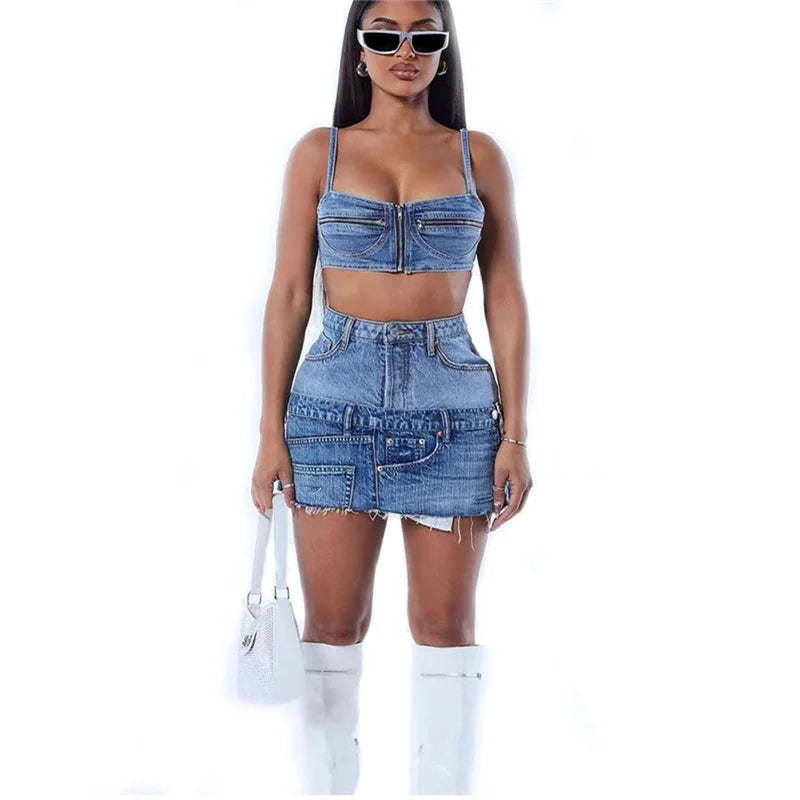 KY Fashion Wholesale Casual Wear Sexy Denim Shorts Bulk Corsets for Women Tops Jeans Women 2024