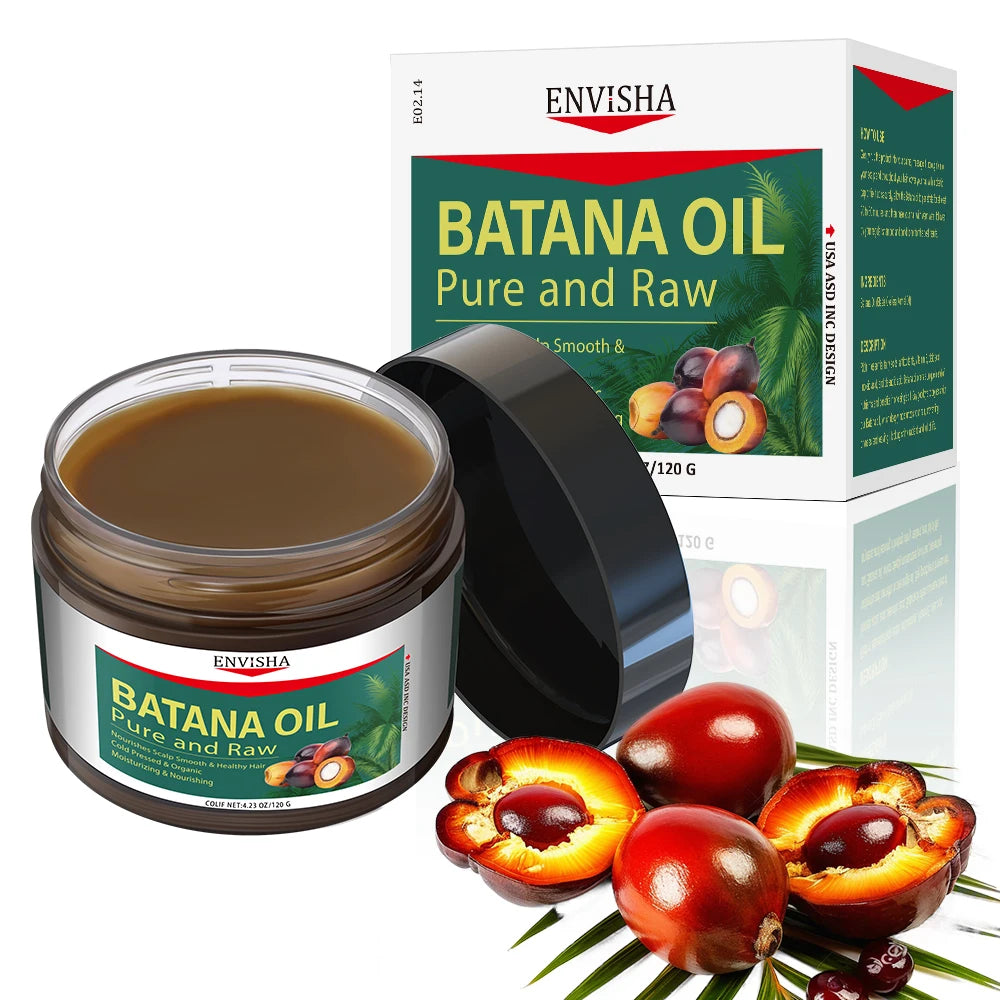 Custom Logo Hair Care Non-Greasy Vegan Women Deeply Moisturizing Hair Growth Butter Oil Pure Natural Batana Oil