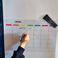 Dry Erase Magnetic Calendar Kids Routine Chart Chore Board for Kids Fridge Magnets