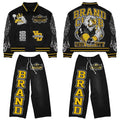 Y2k Manufactures Custom Tracksuit High Quality Acid Wash Sweatsuit Applique Embroidery Men'S Jackets and Flare Sweat Pants Sets