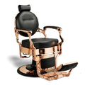 Gold and Black Barber Chair Salon Furniture Vintage Barber Chair